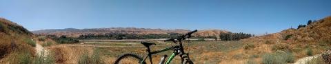 view of my old bike upper trail san timoteo redlands